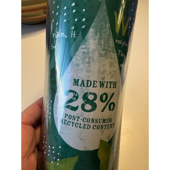 Starbucks Recycle Reduce Reuse Green Water Bottle Rare Greenie - Picture 2 of 9